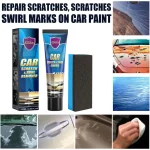 Rayhong 120ml Car Scratch Repair Kit Auto Body Paint Scratches Remove Polishing Wax Car Paint Scratch Cleaning Kit With Sponge - Imagine 2