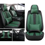 Car Seat Covers Full Set Front Split Rear Bench For Car Universal Cloth SUV Sedan Van Automotive Interior Covers - Imagine 6