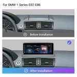 10.25”Carplay Android 14 Car Audio Multimedia For BMW 1 Series 120i E81 E82 E87 E88 CCC CIC Radio Screen Head unit Stereo Navi - Imagine 4
