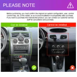Podofo 7'' 2+64G Car Radio For Renault Megane2 2002-2009 Multimedia Player Bluetooth GPS Carplay Android Auto RDS USB Car Stereo - Imagine 2