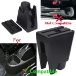 For Citroen C1 Armrest Box For Peugeot 107 Toyota Aygo BJ Armrest Car Accessories Store box Interior detail Simple installation - Imagine 2