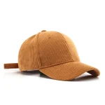 Corduroy Baseball Cap For Women Men New Cotton Solid Color Sunhat Sport Snapback Caps Autumn Warm Fashion Hip Hop Fishing Hat - Imagine 6