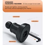 SEAMETAL Car Cup Holder Air Outlet Vent Drink Bracket Foldable Auto Drink Rack Stand For Water Bottles Stable Auto Organizer - Imagine 5