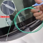 3m Car Sewer Unclogger Cleaning Brush Car Sunroof Long Hose Drain Hole Drain Unclogger Car Pipe Tool Cleaner Auto Accessories - Imagine 2