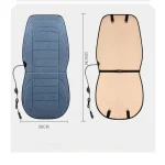 Winter Car Heating Seat Cushion Car Heating Backrest Seat Cover Electric Heating Plush Rear Seat Cushion Universal Car Version - Imagine 6