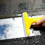 Auto Water Blade Squeegee Car Window Windshield Water Wiper Scraper Long Handle Mirror Glass Cleaning Silicone Squeegee ﻿ - Imagine 6