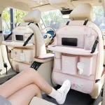 Multi-functional anti-dirt and wear-resistant protective pad for cars, car seat back and dining table storage bag