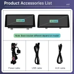 Wireless Carplay Touch Screen For BMW X5 E70 X6 E71 2007-2013 CCC CIC Display Radio Android Auto Car Multimedia Player - Imagine 6