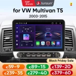 Junsun AI voice Wireless Carplay Android Auto Radio for VW Multivan T5 2013 2014 2015 Button Car Intelligent System