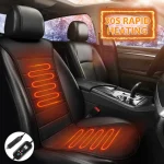 2/1PCS 12-24V Heated Car Seat Cushion Cloth/Flannel Car Seat Heater Winter Warmer Seat Heating Car Accessories Heating Pads - Imagine 2