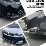 Bumper Lip For BMW 3 Series G20 G21 318i 320i 320e 330i M340i LCI M Sport 2022-2025 Car Front Bumper Spoiler Lips Splitter - Imagine 3