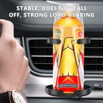 SEAMETAL Car Cup Holder Air Outlet Vent Drink Bracket Foldable Auto Drink Rack Stand For Water Bottles Stable Auto Organizer - Imagine 3