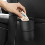 Multifunctional Storage Box Auto Interior Accessories Car Water Cup Holder Mobile Phone Beverage Holder Trash Can - Imagine 2
