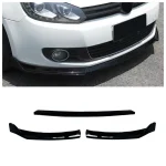 Diffuser Spoiler Auto Bumper Spoiler Splitter Guard Body Kit For VW Golf 6 MK6 Standard TSI TDI 2008-2012 Car Front Bumper Lip - Imagine 5
