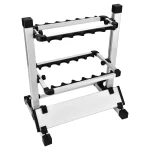 Fishing Pole Rack Fishing Rods Stand Fishing Rod Holder Lightweight Fishing Rod Pole Holder Stand Organizer Rack For 12 Rods - Imagine 4