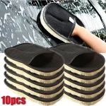 Microfiber Wool Soft Auto Car Washing Glove Cleaning Car Cleaning glove Motorcycle Washer Care Car paint Wash care tools