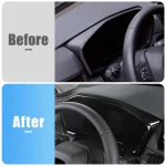 For Honda CRV 2023 2024 2025 CR-V 6th Gen Hybrid ABS Carbon Fiber Car Instrument display Speedometer Gauge Cover Accessories - Imagine 2