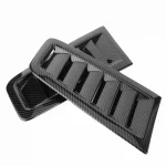 2Pcs Universal Bonnet Air Vents Engine Hood Car Exterior Parts for Focus RS MK2 Style - Imagine 5