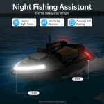 500m Remote Control GPS Bait Boat Fish Finder ,Rechargeable Fishing Bait Boat with 1 Charger 2kg Load