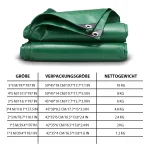 3/4/5m Waterproof Rain Cover Tarpaulin Canopy Awning UV Block Car Awning Camping Fishing Sunshade Hiking Camping Shed Cloth - Imagine 6