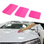 4 in 1 PPF Squeegee Anti-Scratch Rubber Scraper Soft TPU Mini Car Wrap Squeegee for film installation Vinyl Window Tint Tools - Imagine 5