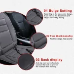 1pc Car Heating Cushion, Universal 12V Car Seat Pad Cushion Cover Heating Heater Warm Heated Cold Winter, Hot products - Imagine 5