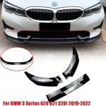 Front Bumper Lip Spoiler Splitters For BMW 3 Series G20 G21 320i 2019-2022 Diffuser Guard Body Kit Tuning Car Accessories