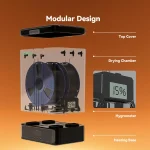 SUNLU SP2 Filament Dry Box,Dry Box, 3D printing Fits 2x1kg/1x3kg spools,1.75-2.85mm. Smart temp control,Fast Shipping - Imagine 3