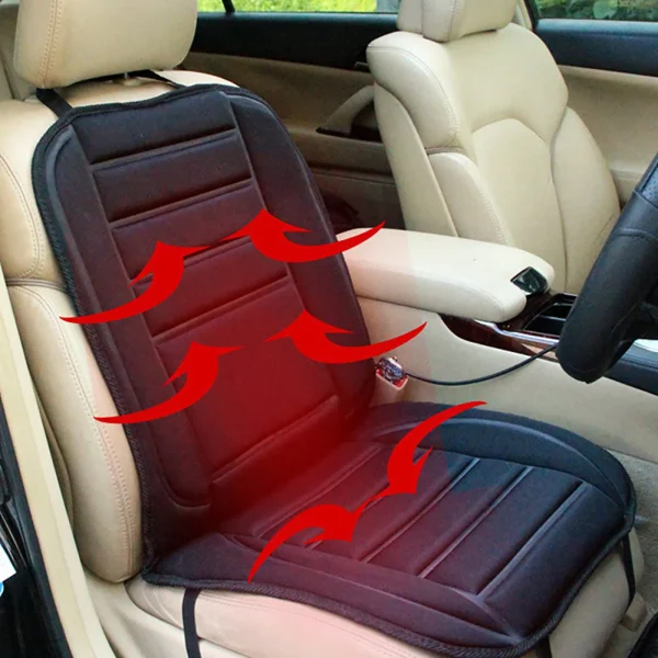 1pc Car Heating Cushion, Universal 12V Car Seat Pad Cushion Cover Heating Heater Warm Heated Cold Winter, Hot products