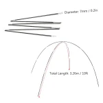 Replacement Camping Tent Pole Kit Tent Pole Kit Tent Rod Glass Tent Rod Tent Pole Replacement
