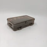 Double sided bait box, fishing hook, fake bait, soft bait, silicone storage box, accessories box, lure box, fishing gear box
