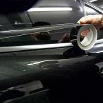 3/5/7/10CM Glossy Black Vinyl Wrap Film Tape Stripes For Car Hood Roof Decal Pillar Chrome Delete Blackout Window Trim Film - Imagine 5