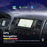 Hikity 4G WIFI Android Car Radio Stereo GPS RDS Wireless Carplay Android Auto Car Multimedia Player For VW Touareg/Transporte - Imagine 4