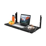 Car Tailgate Table Stand,63*31cm Folding Dining Table Rear Door Storage Shelf Black Load 34kg for 2007-2017 Wrangler JK 2/4 Door