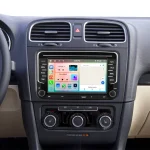 Rimoody 7'' 2 Din HD Touchscreen 6+128G Car Multimedia Radio For VW Seat Skoda Carplay Android Auto Mirror Link Car Stereo WIFI - Imagine 2