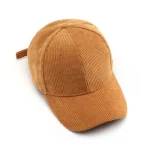 Corduroy Baseball Cap For Women Men New Cotton Solid Color Sunhat Sport Snapback Caps Autumn Warm Fashion Hip Hop Fishing Hat - Imagine 4
