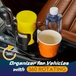 Car Cup Holder Expander For Car Adapter Adjustable Multifunctional Dual Cup Holder With Phone Holder Aromatherapy Organizer - Imagine 5