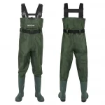 Waterproof Fishing Waders Pants Rain Boots For Men Women Outdoor Upstream Hunting Durable Breathable Chest-Lenght Wader Overalls - Imagine 2