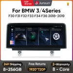 Junsun EVO System Car Radio Multimedia For BMW Series 3 4 F30 F31 F32 F33 F34 F36 2013-2019 4G Wireless CarPlay Andorid Auto