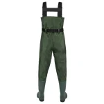Fishing Waders Pants With Boots Overalls Kit for Men Women Outdoor Raft Hunting Durable Waterproof Breathable Chest-Lenght Wader - Imagine 3