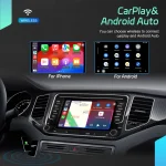 Rimoody 7'' 2 Din HD Touchscreen 6+128G Car Multimedia Radio For VW Seat Skoda Carplay Android Auto Mirror Link Car Stereo WIFI - Imagine 3