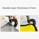 1/2/6pcs Microfiber Cleaning Towel Thicken Soft Drying Cloth Car Body Washing Towels Double Layer Clean Rags Car Accessories - Imagine 6