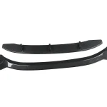 Carbon Look Front Bumper Splitter Lip Spoiler Diffuser Guard Body Kit Tuning MP Style Car For BMW X3 G01 2018 2019 2020 2021 - Imagine 4