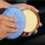 Car Detailing Applicator Pads Car Care Waxing Polish Sponges Soft Microfiber Round Pocket Foam Sponges Car Cleaning Tools - Imagine 5