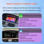 Bonroad 8.8 "Qualcomm 8G + 128G CarPlay Android Car Multimedia Stereo For BMW 3 Series E90 E91 5 Series E60 E61 CCC CIC - Imagine 5