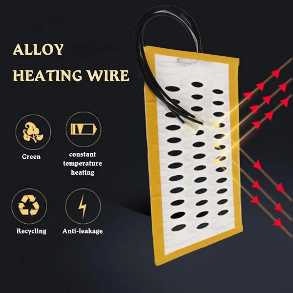 Universal Built-In Car Seat Heater Kit 12V Alloy Wire Heating Pads High/Low Temperature Heated Winter Warmer Covers