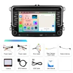 Rimoody 7'' 2 Din HD Touchscreen 6+128G Car Multimedia Radio For VW Seat Skoda Carplay Android Auto Mirror Link Car Stereo WIFI - Imagine 6