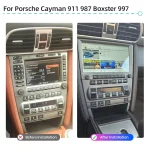 8" CarPlay Android 13.0 GPS Navigation Car Multimedia Player 4G WiFi Stereo DSP Autoradio For Porsche Cayman 911 987 Boxster 997 - Imagine 2