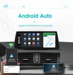 10.25"Carplay Android 13 Auto Car radio For BMW 1 Series E81 E82 E87 E88 09-16 Autoradio multimedia 2DIN car intelligent systems - Imagine 6