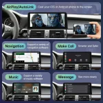 Wireless Carplay Touch Screen For BMW X5 E70 X6 E71 2007-2013 CCC CIC Display Radio Android Auto Car Multimedia Player - Imagine 5